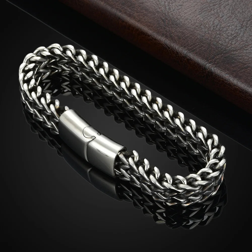 Le Bracelet Tressé – Bracelet Acier Inoxydable Magnétique