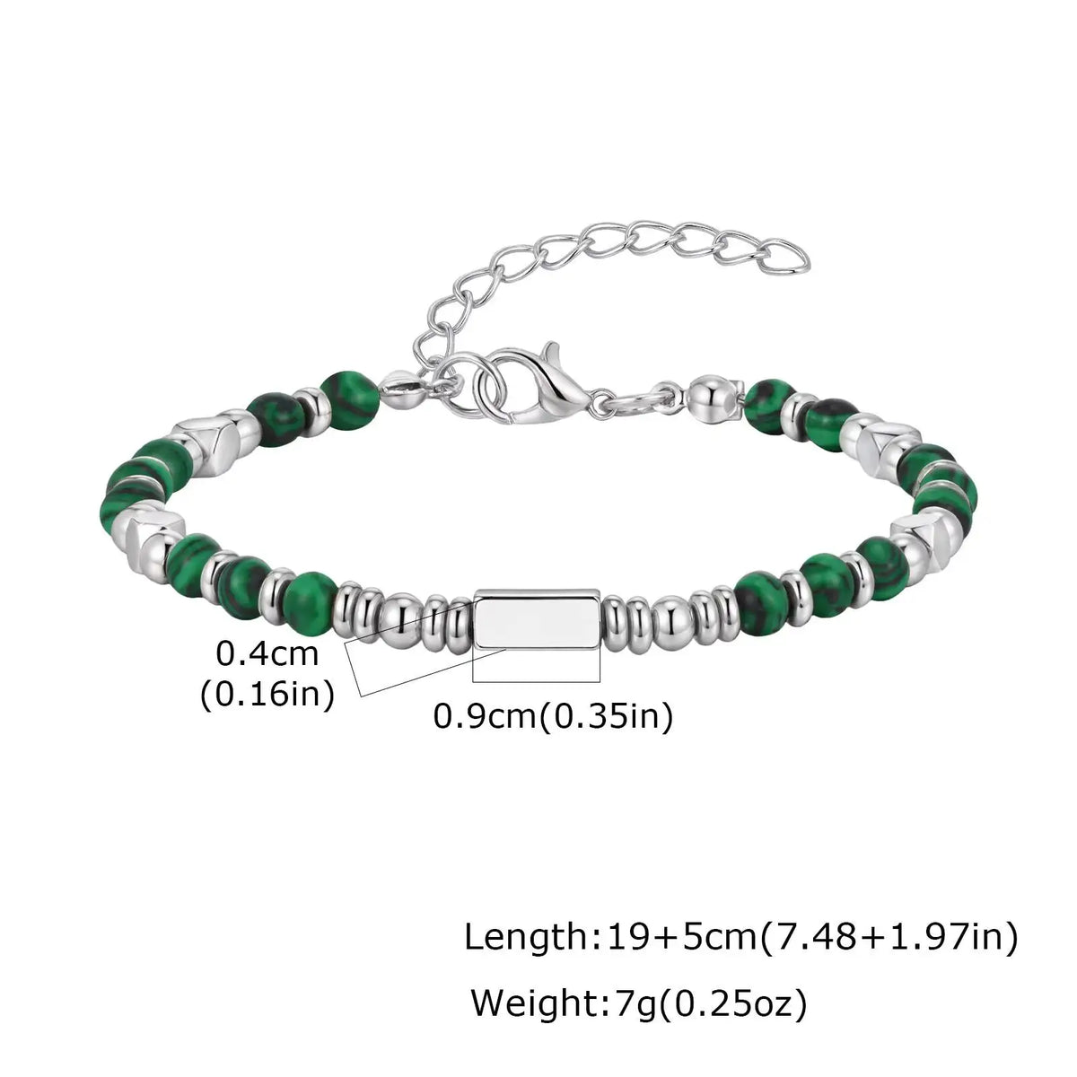 Le Pendantif – Bracelet Croix Pierre Naturelle