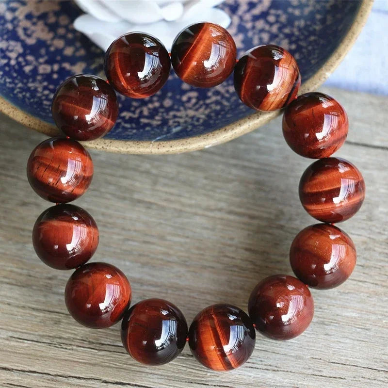 L'Œil de Tigre – Bracelet Prière Bouddhiste
