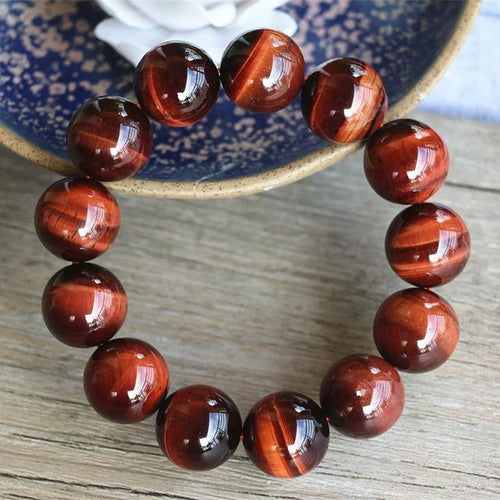 L'Œil de Tigre – Bracelet Prière Bouddhiste
