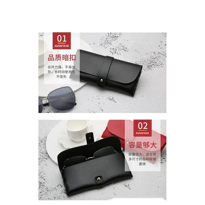 L'Étui Cuir Compact – Housse de Protection pour Lunettes