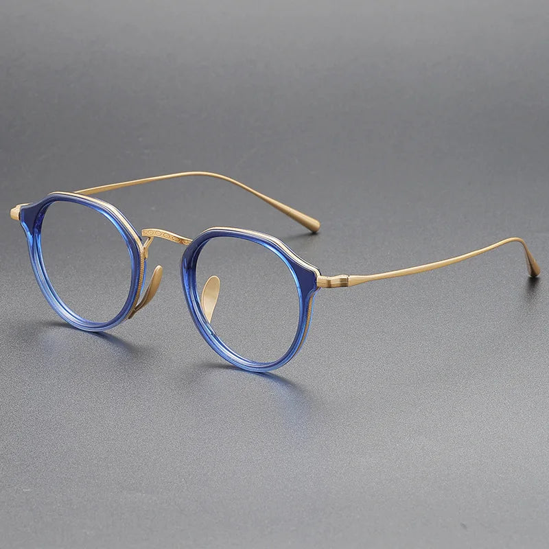 La Baroque – Lunette Rétro Ronde Acétate Titane