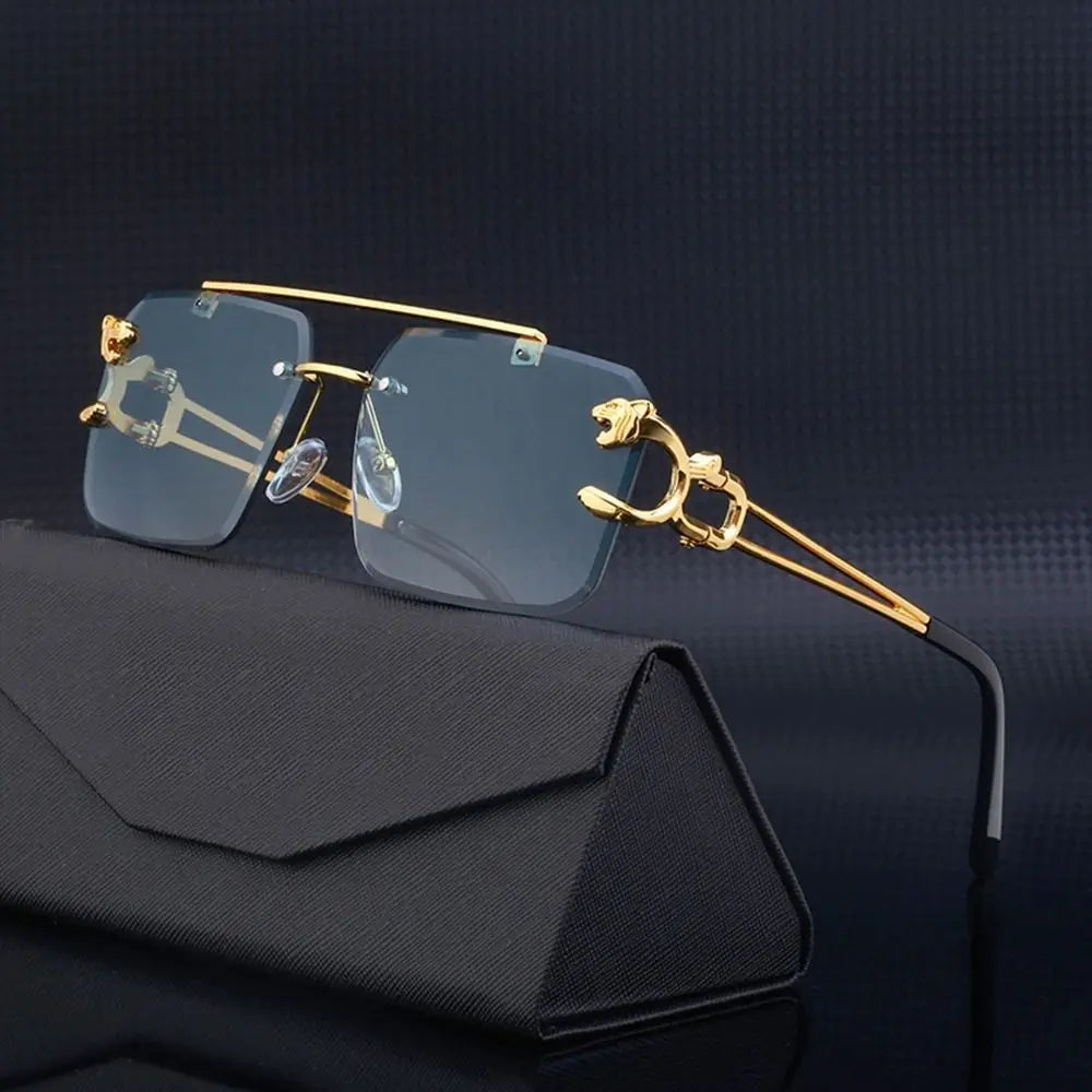 L'Impériale – Lunette de Soleil Steampunk Dorée