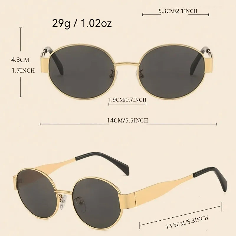 La Luxueuse – Lunette de Soleil Métal UV400
