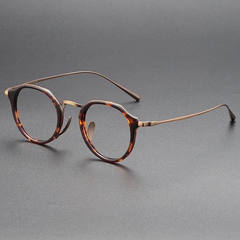 La Baroque – Lunette Rétro Ronde Acétate Titane