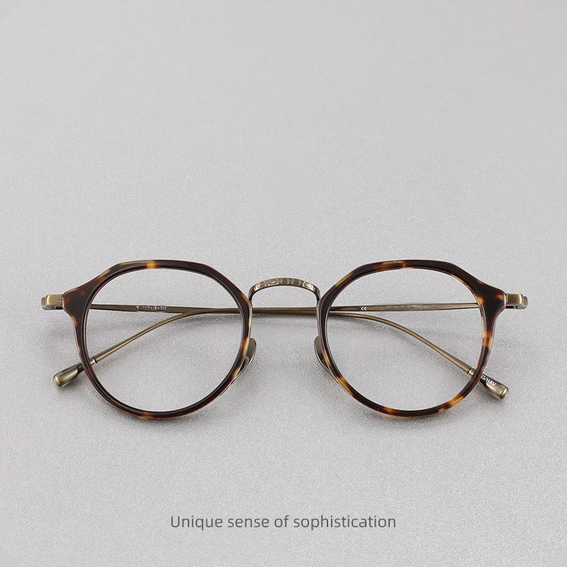 La Baroque – Lunette Rétro Ronde Acétate Titane