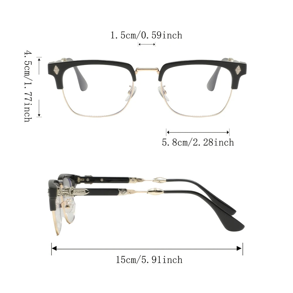 Le Gravure – Lunette Rétro Anti-Lumière Bleue