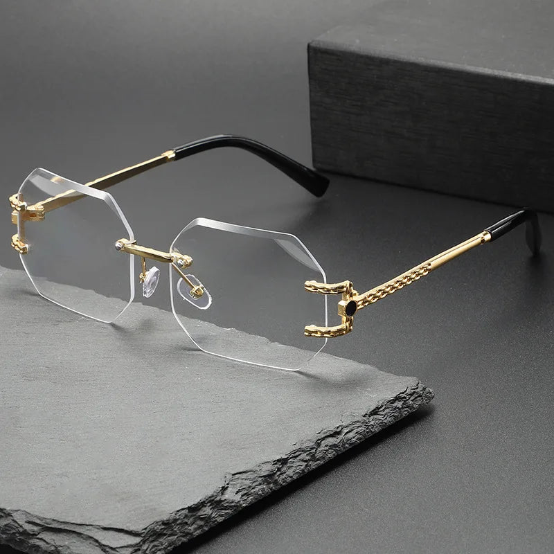 La Micro-Rimless – Lunette Sans Monture Dégradée