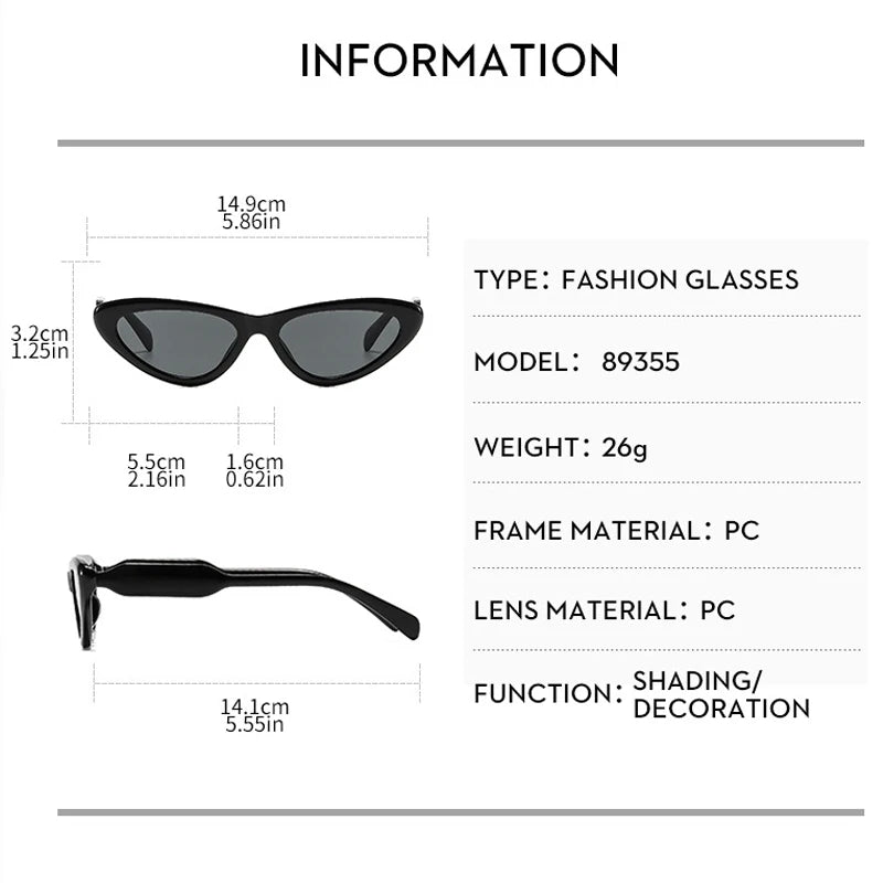La Féline – Lunette de Soleil Cat-Eye Rétro