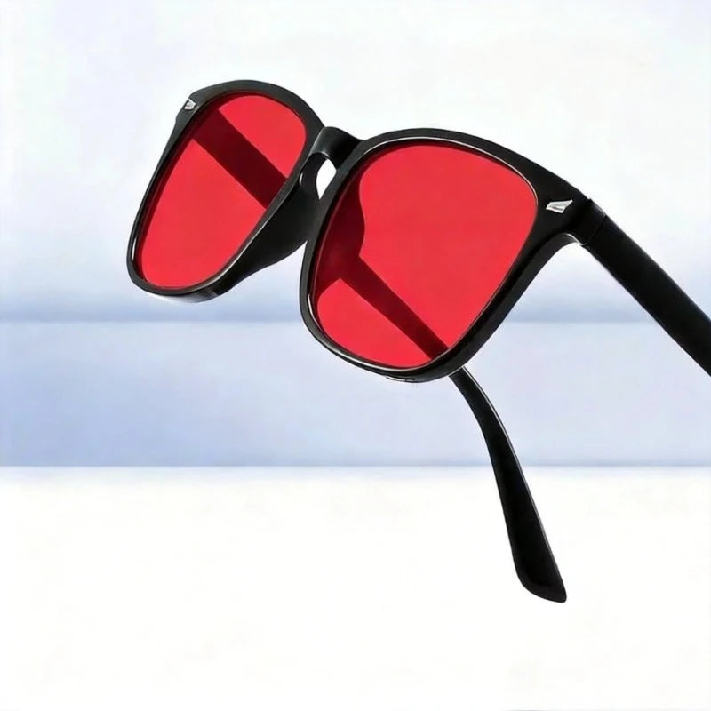 Anti Blue Light Sunglasses Better Sleep Red Lens Bluelight Blocking Glasses for Men Women Anti Eye Strain for Computer Game