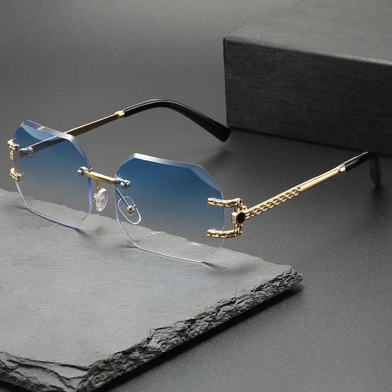 La Micro-Rimless – Lunette Sans Monture Dégradée